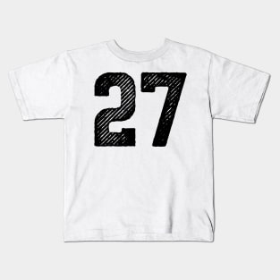 Rough Number 27 Kids T-Shirt